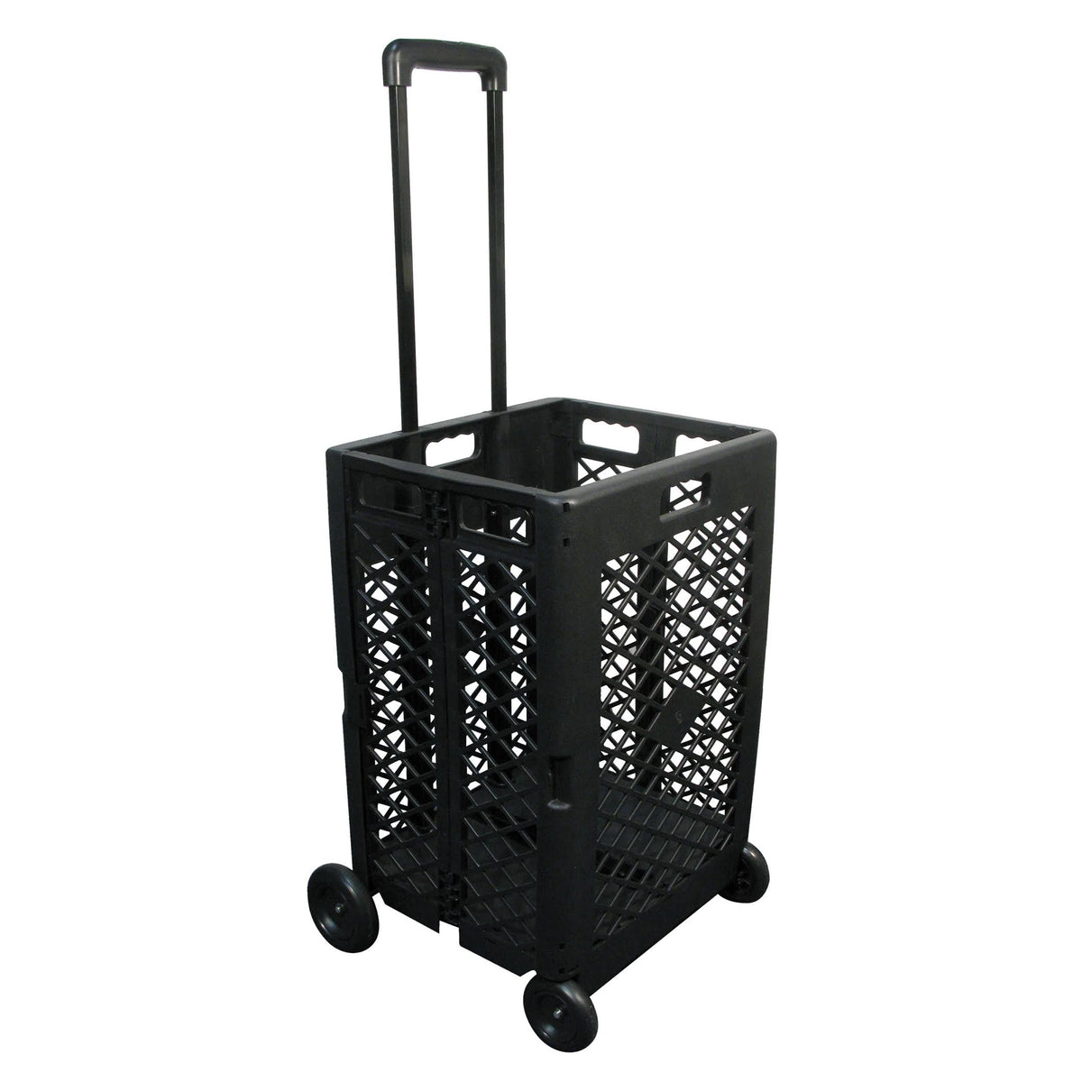 Black Mesh Rolling Cart C872357