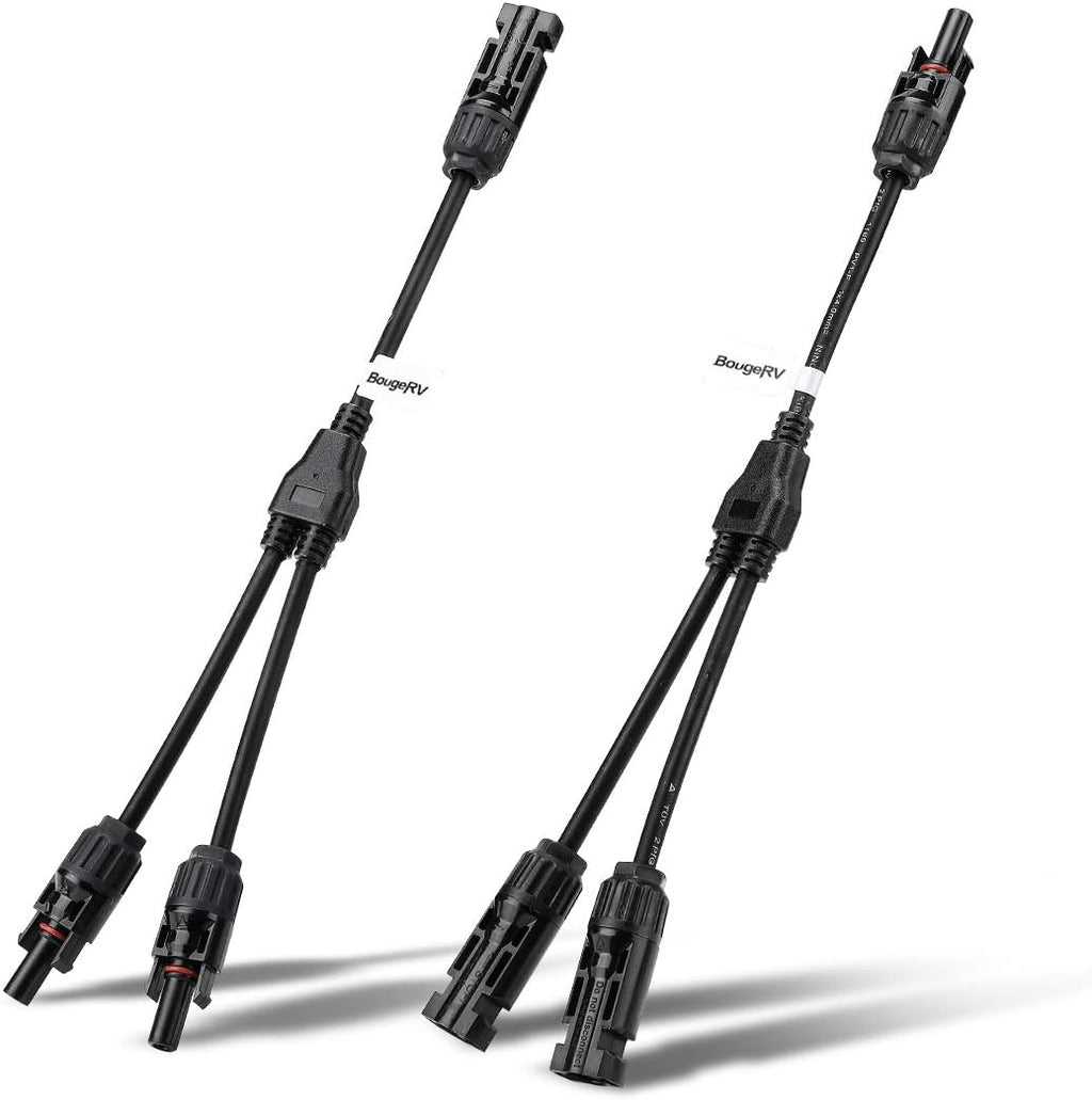 Solar Connectors Y Branch Parallel Adapter Cable Pack of 2 V108263