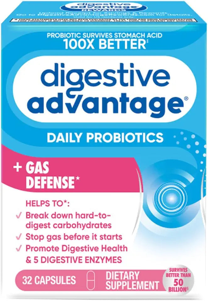 32 Count Digestive Enzymes and Probiotic Capsules J89388
