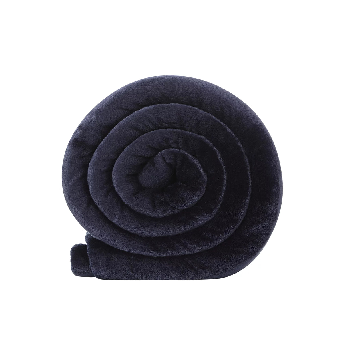 Flannel Reversible Sherpa Throw Blanket 60"x 80" Navy I306