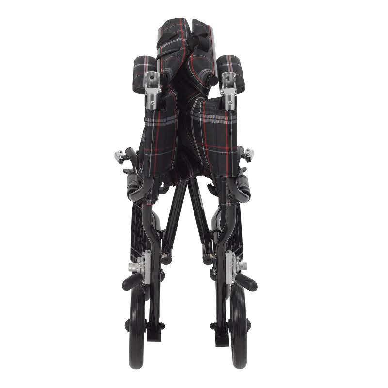 Ultra Lightweight Transport Wheelchair, Black K8180