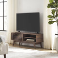 46 Scandinavian TV Stand with Slatted Door K726