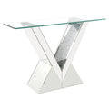 Rectangular Mirrored Console Table C7549