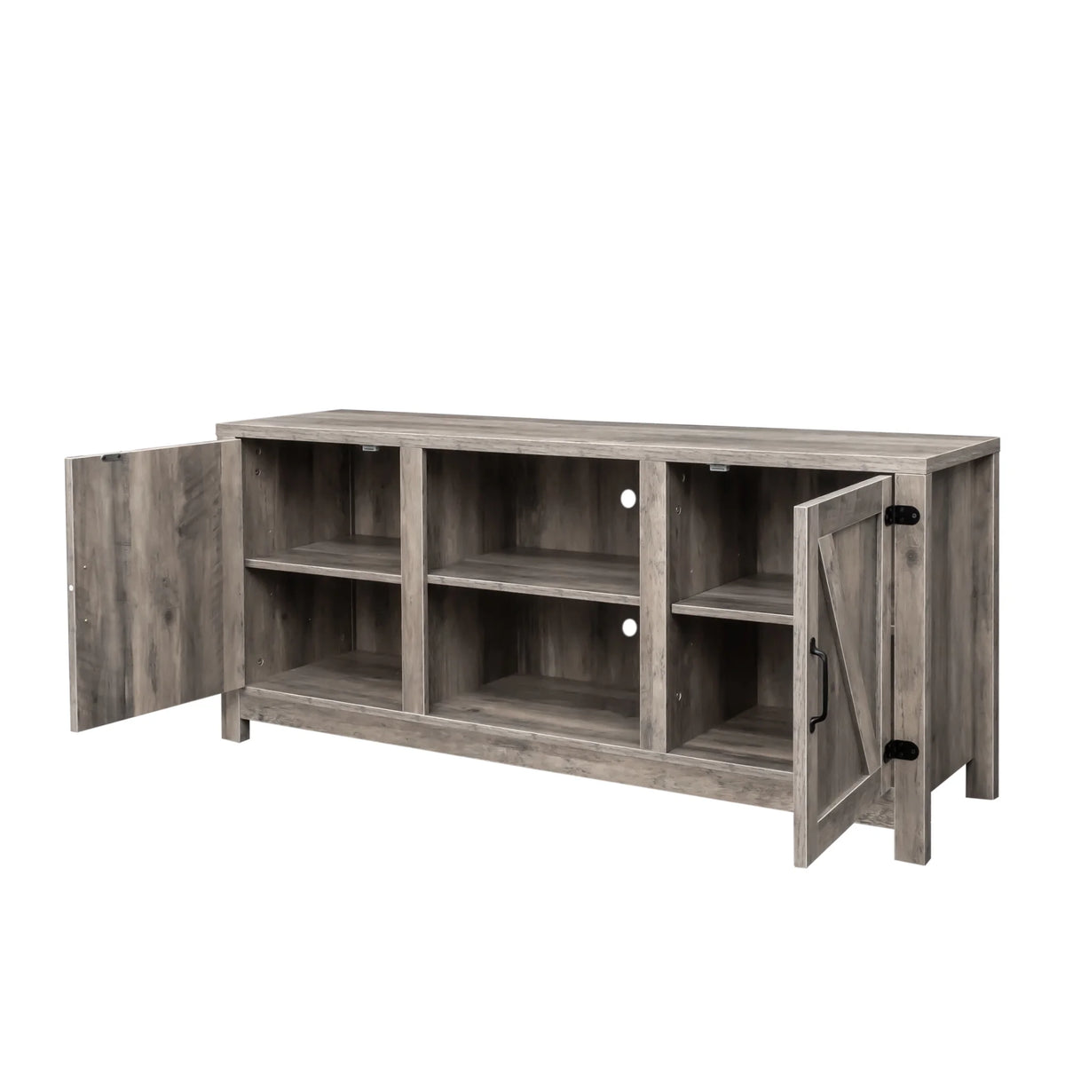 Modern Farmhouse Barn Door TV Stand E9447