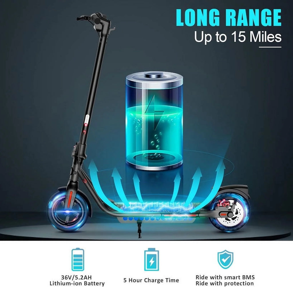 300W Folding Electric Scooter with 8.5" Solid Tires N400764