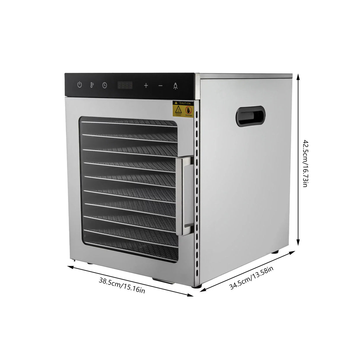 10 Tray Stainless Steel Food Dehydrator D555169