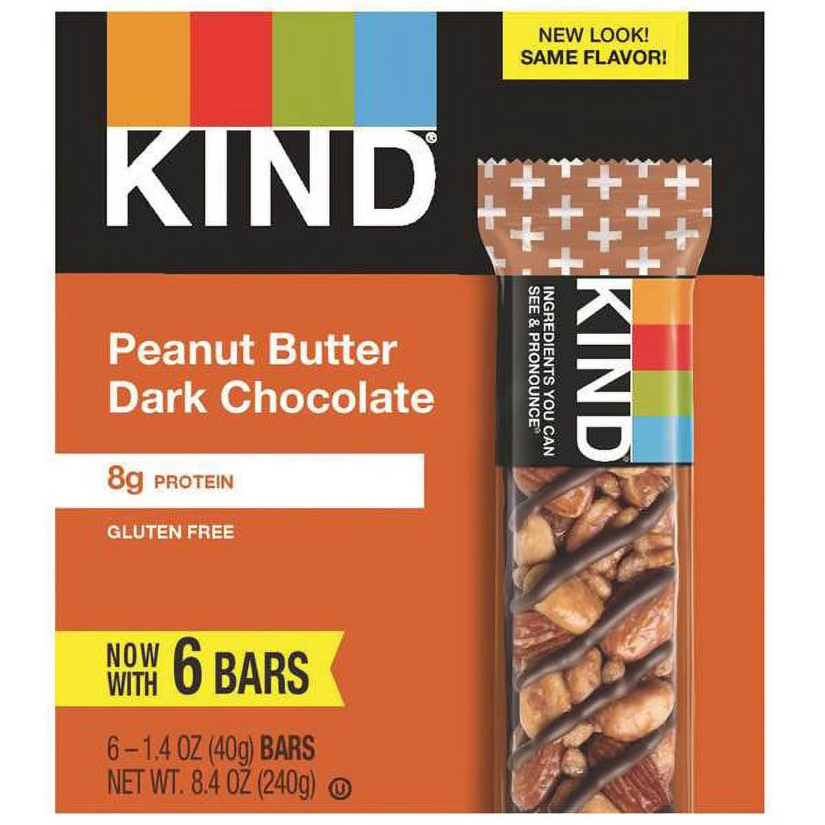 Peanut Butter Dark Chocolate Bars Pack of 10 Z37026