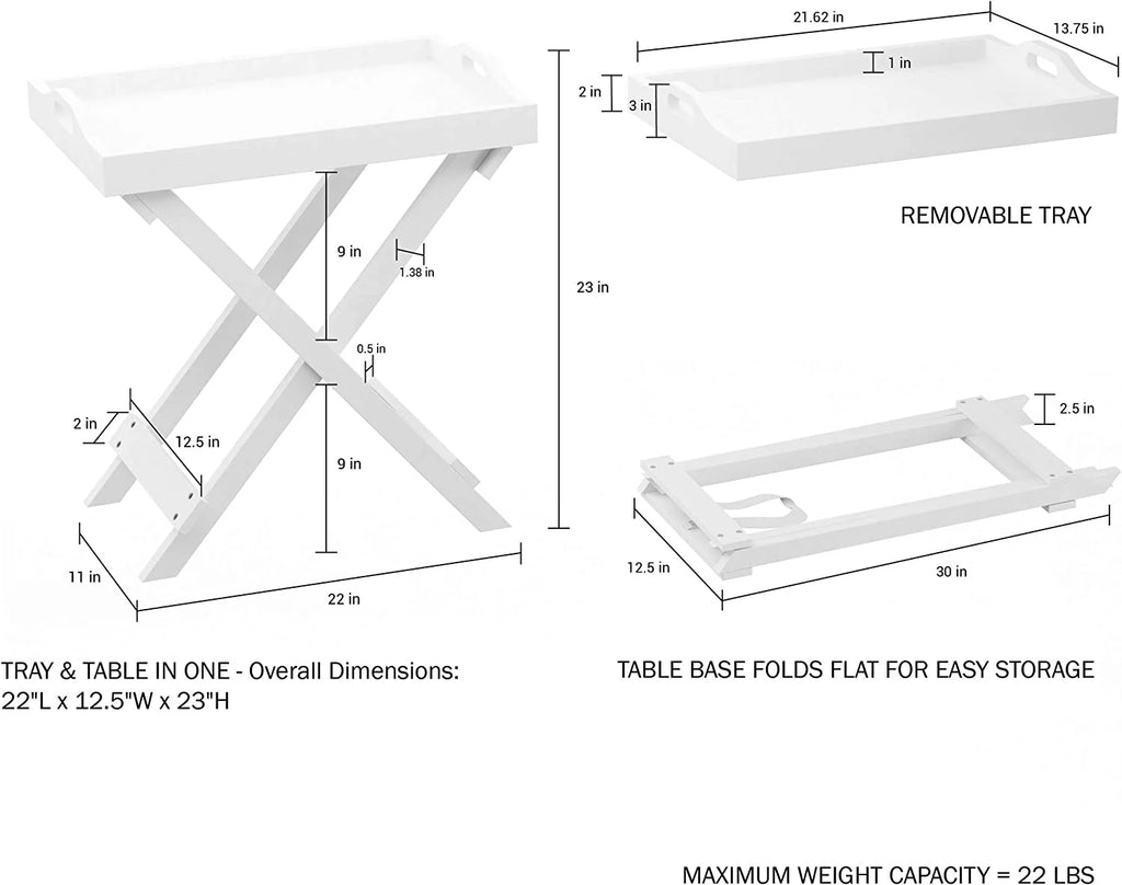 White End Table C2864