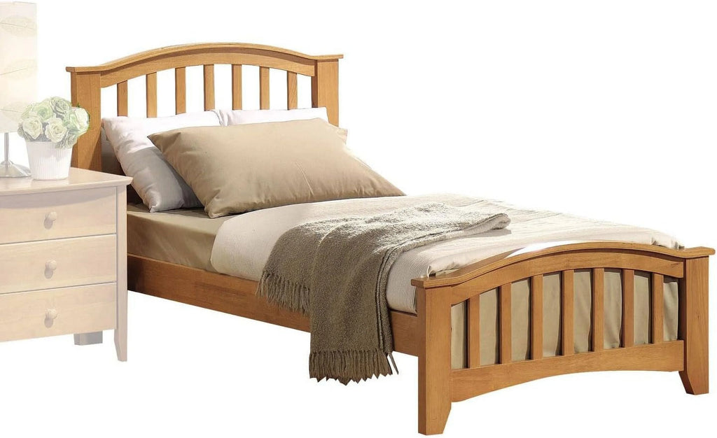 Maple Slat Wood Bed D796531