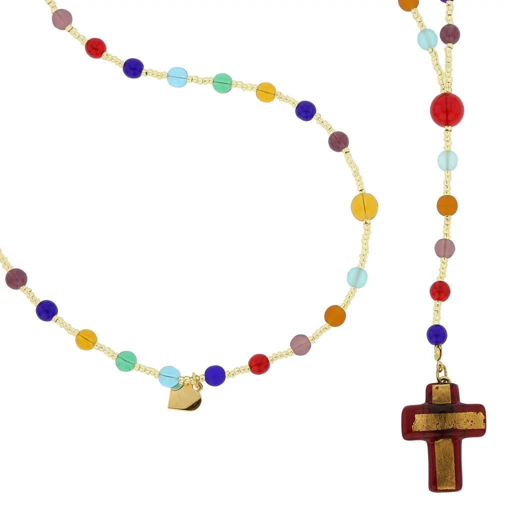 Murano Glass Rosary S70396