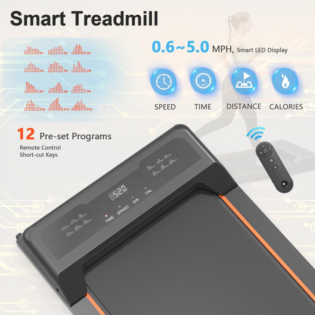 2 in 1 Foldable Under Desk Treadmill C792