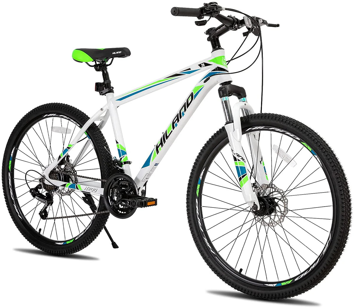 Black 21 Speed Aluminum Mountain Bike K9968
