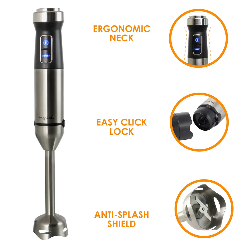 4 in 1 Immersion Hand Blender with Speed Control and Accessories F358