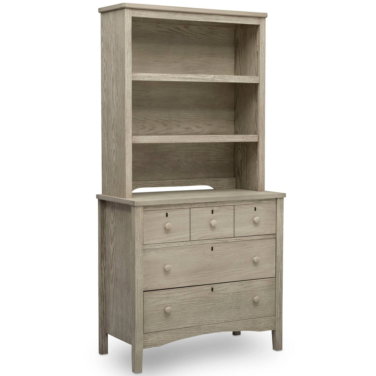 Textured Limestone Bookcase/Hutch D20237