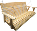 5 Foot Natural Cedar Porch Swing with Chain F7135