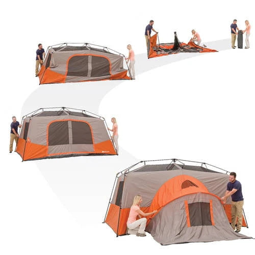 11-Person Instant Cabin Tent with Private Room K919