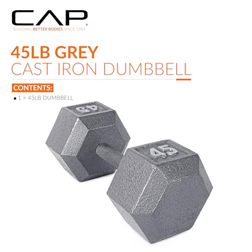 Cast Iron Hex Dumbbell D3457