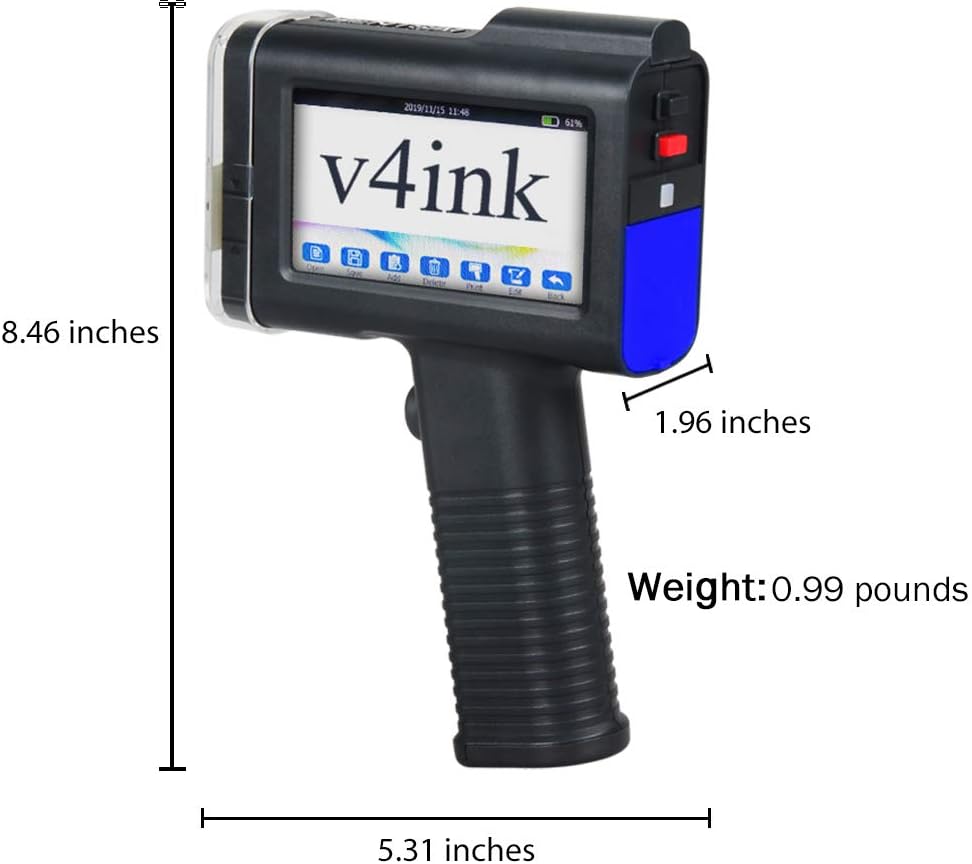 Handheld Printer with 4.3 Inch HD LED Touch Screen B120