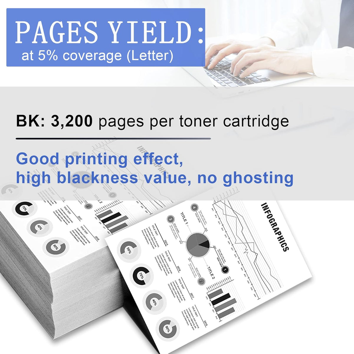 Compatible Remanufactured Toner Cartridge 1 Black J337