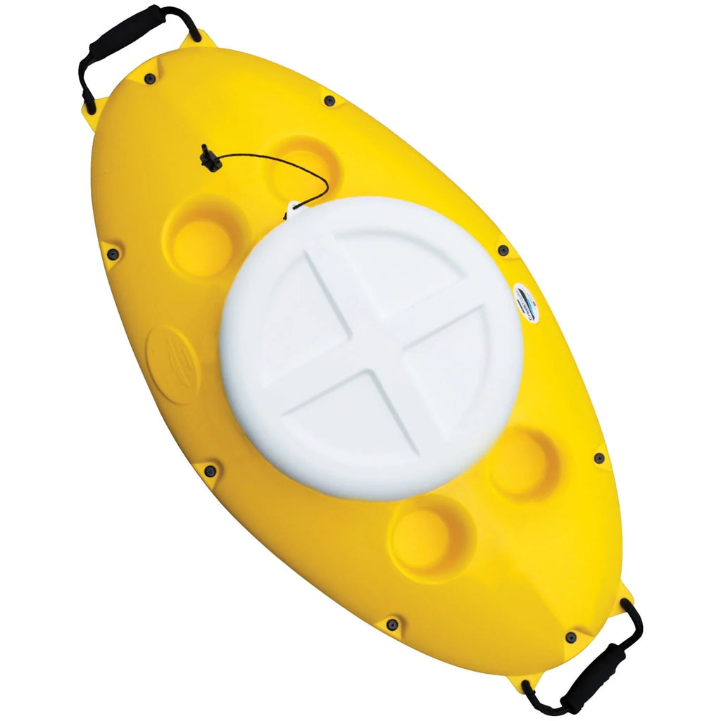Yellow 30 qt Floating Cooler P3317