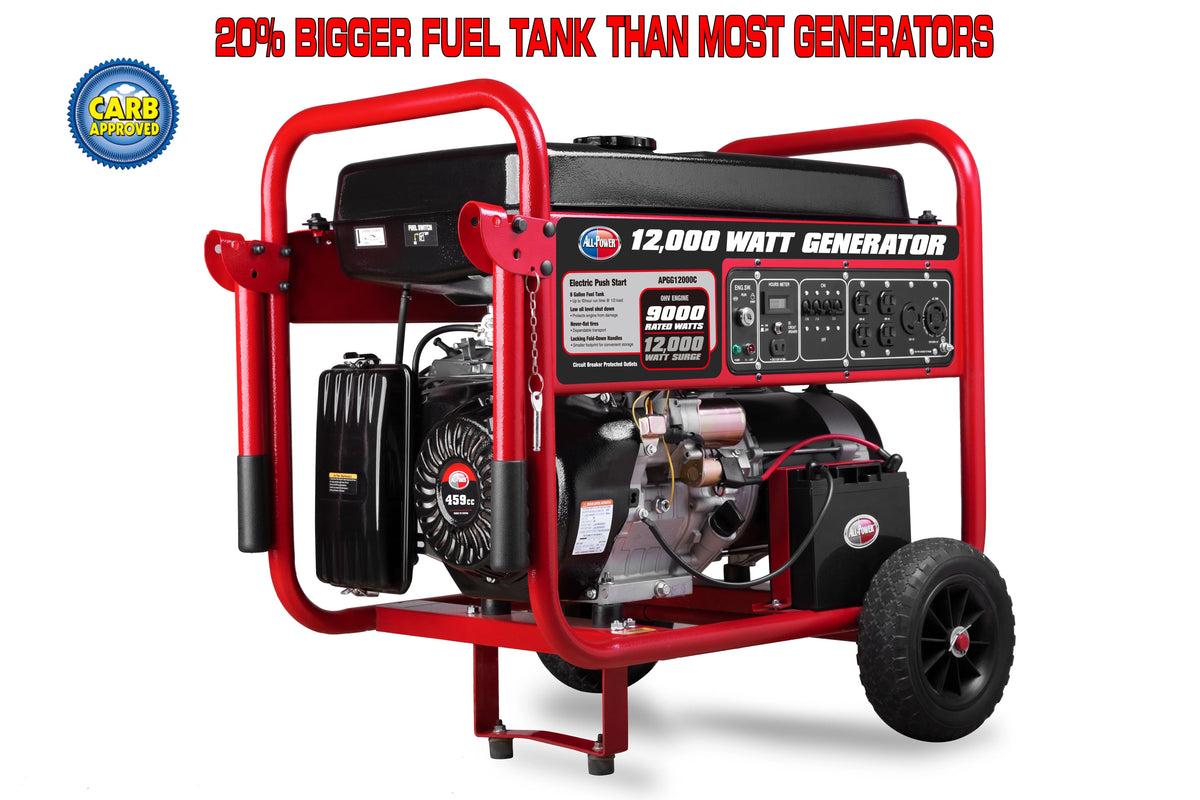 12000 Watt Portable Generator with Electric Start J2959