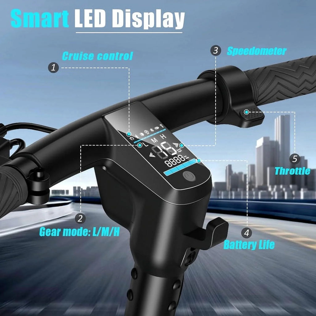 300W Folding Electric Scooter with 8.5" Solid Tires N400764