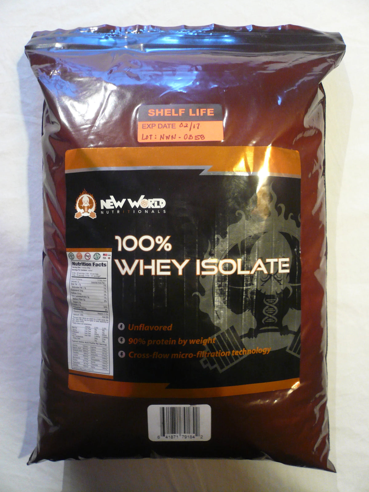 Chocolate Whey Protein Isolate Powder 15 Ibs W220