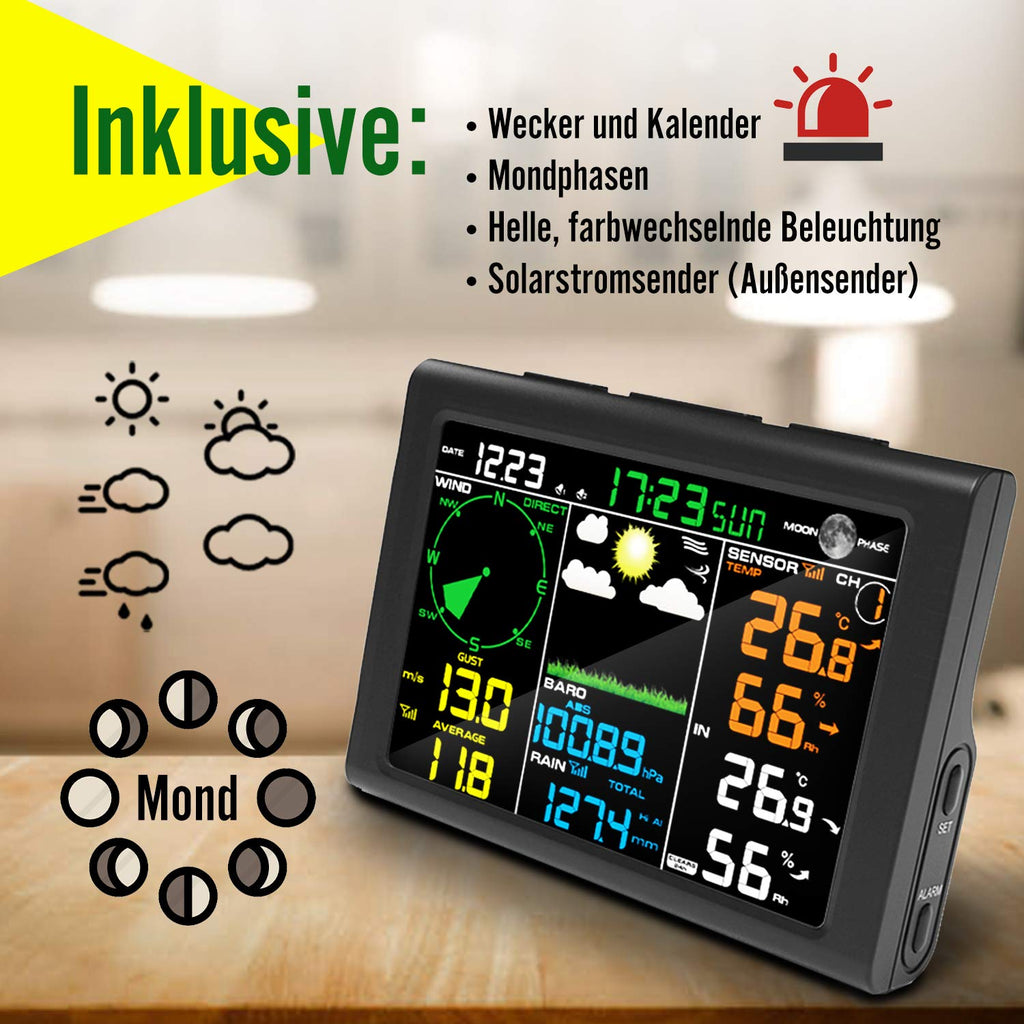 Wireless 5-in-1 Weather Station with Outdoor Sensor W925