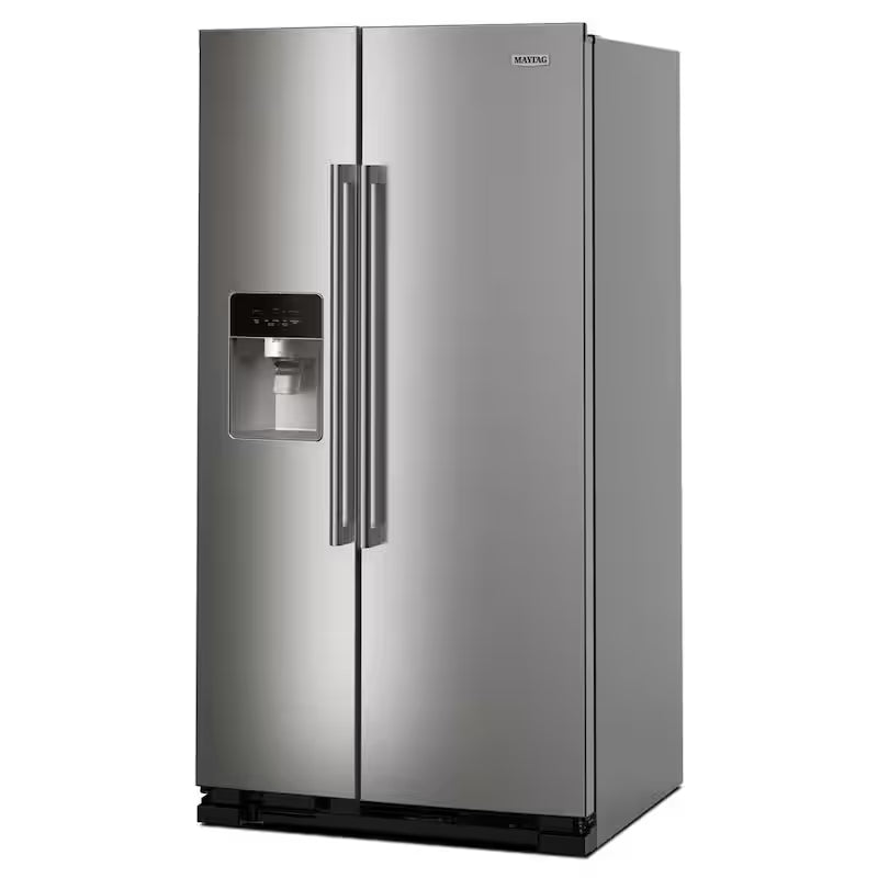 36 in. 25 cu. ft. Side-by-Side Refrigerator Stainless Steel A255