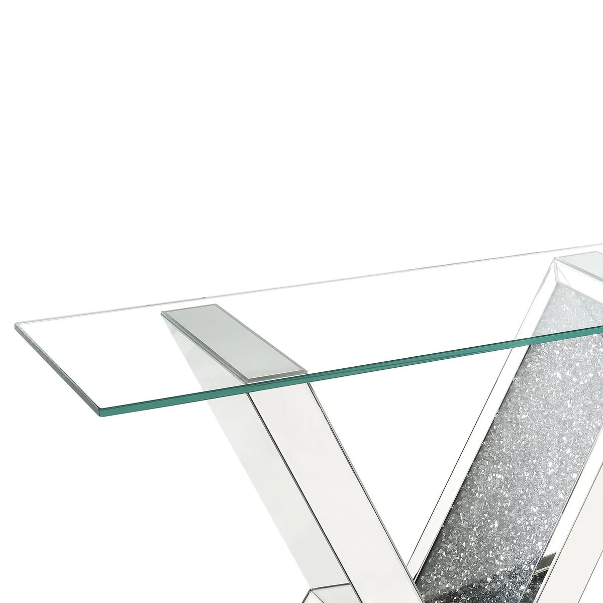 Rectangular Mirrored Console Table C7549