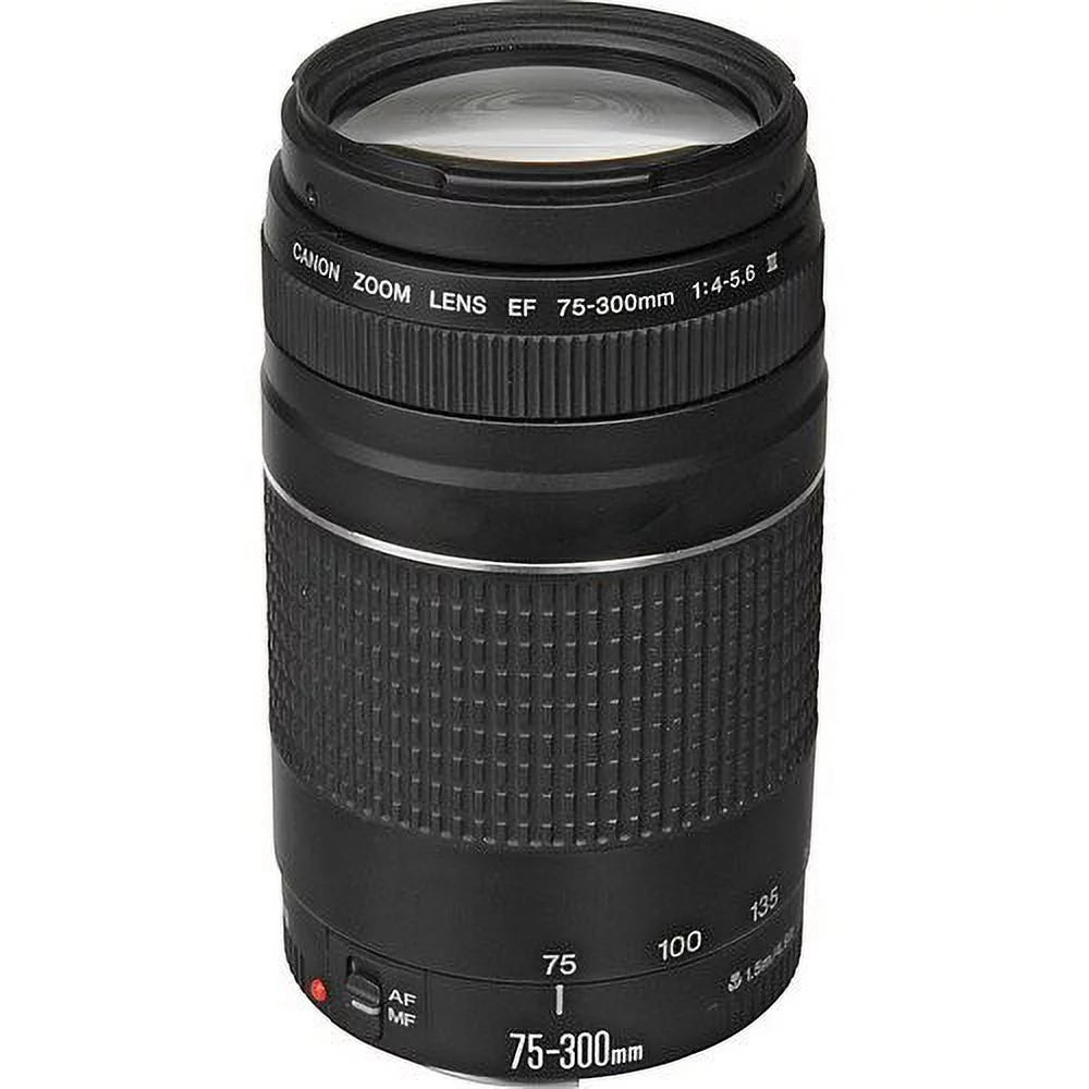 Digital SLR Camera Bundle with 24-105mm, 75-300mm, 50mm Lenses O3452