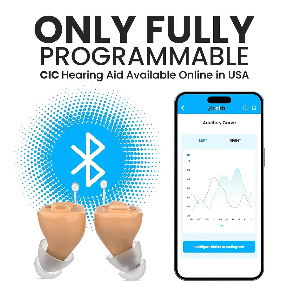 Programmable CIC Hearing Aids D3169