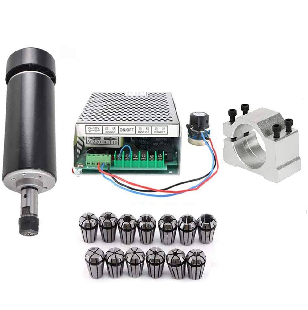 500W Air Cooled CNC Spindle Motor with 52mm Clamps and ER11 C629
