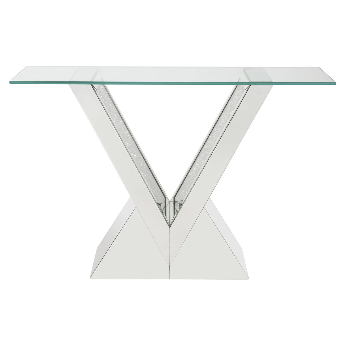 Rectangular Mirrored Console Table C7549