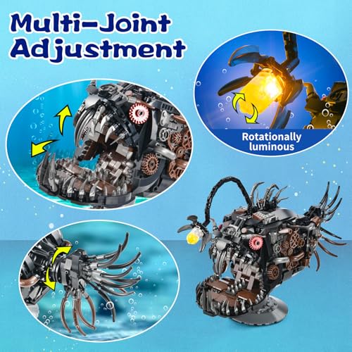 1038PCS Mechanical Fish Building Sets Y159799