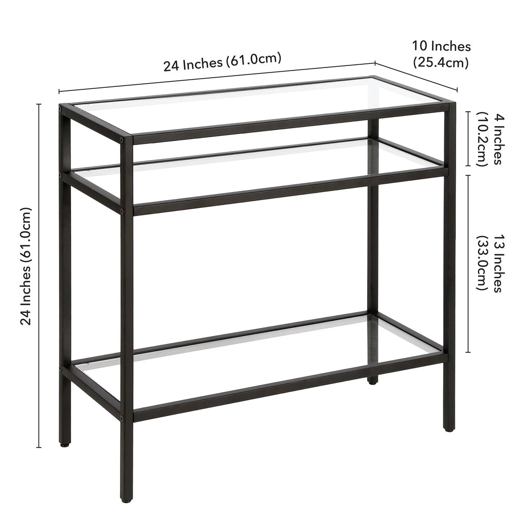 24" Wide Rectangular Side Table E473
