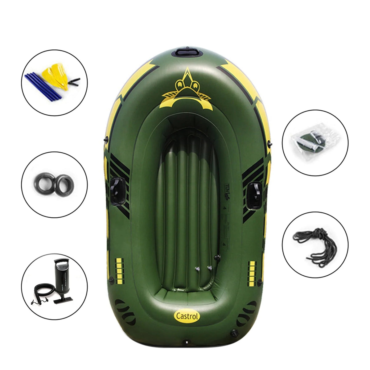 Inflatable Boat Thickened 2/3 People Portable Kayak W163