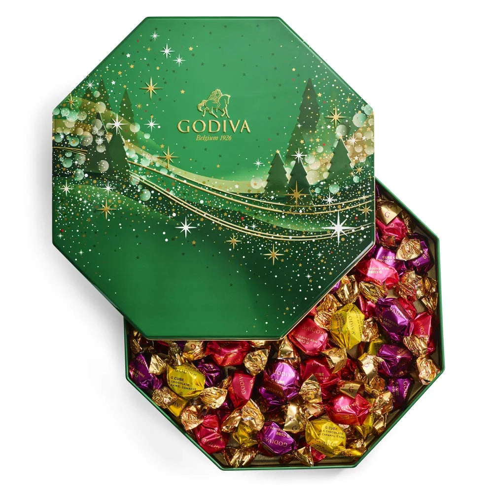Assorted Chocolate Truffles Tin 14.3 Oz A7183