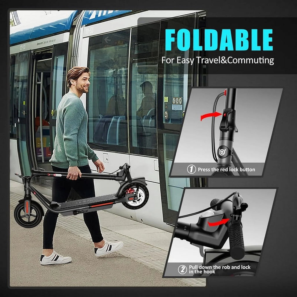 300W Folding Electric Scooter with 8.5" Solid Tires N400764