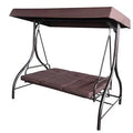 Brown Canopy Patio Porch Swing B824