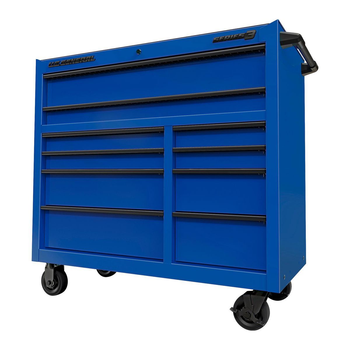 42 in. x 22 in. Blue Roll Cab P238