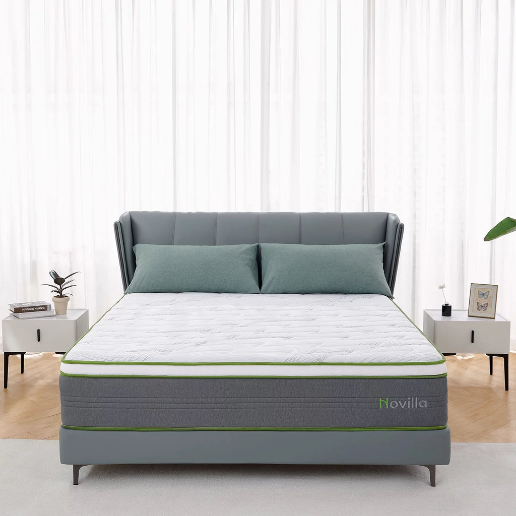 Queen Size Memory Foam Pocket Spring Hybrid Mattress H27273