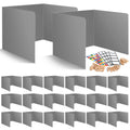 Student Desk Dividers Classroom Privacy Desktop Partition Shield Gray 20 Pack B35827