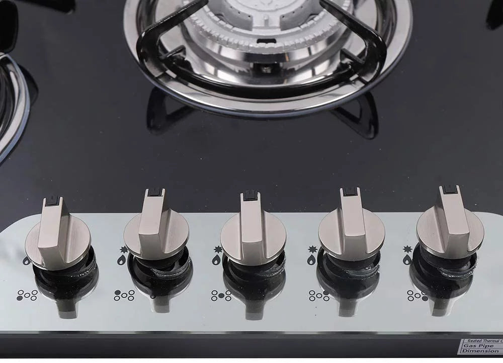 5 Burners Tempered Glass Gas Cooktop D113356