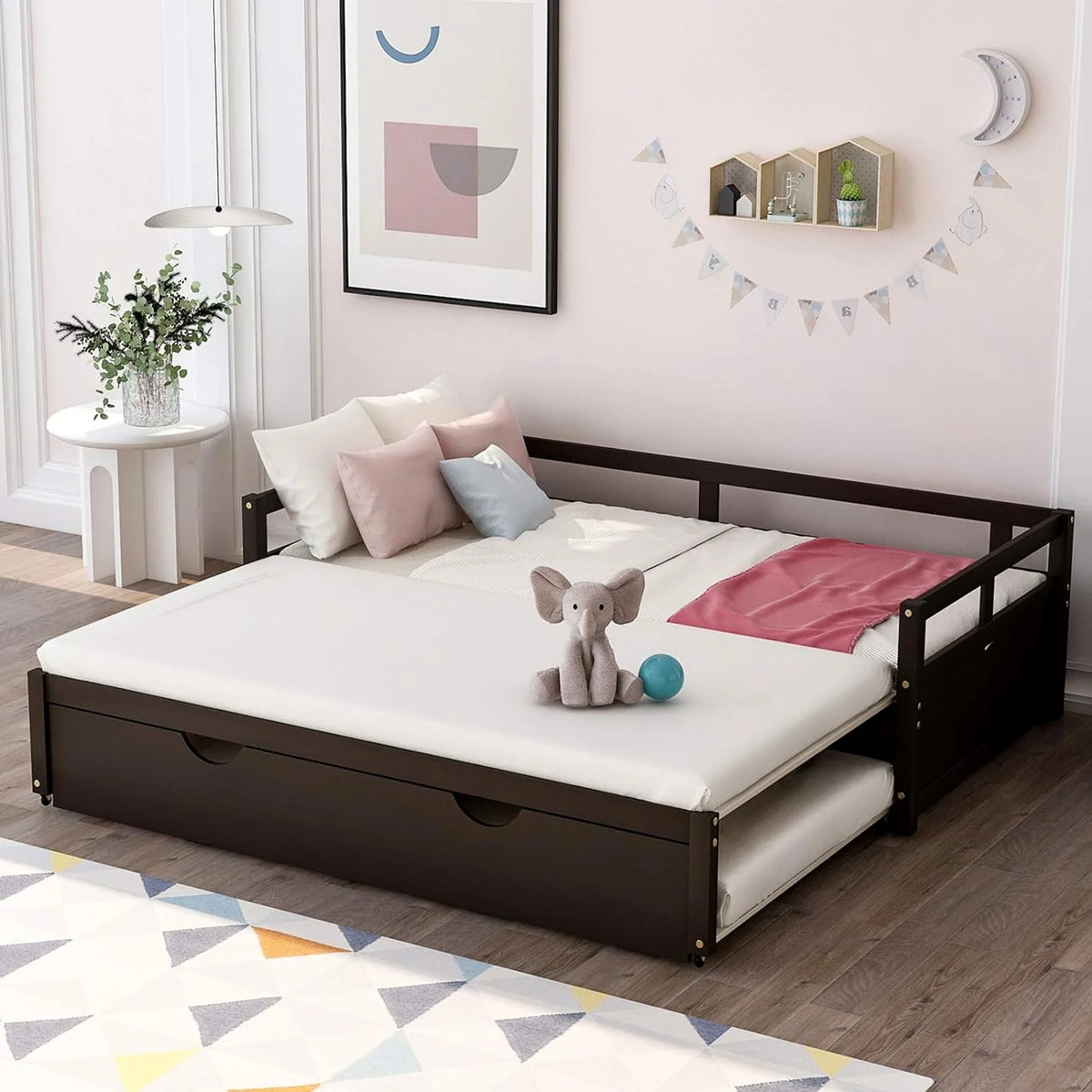 Espresso Daybed with Trundle I9311