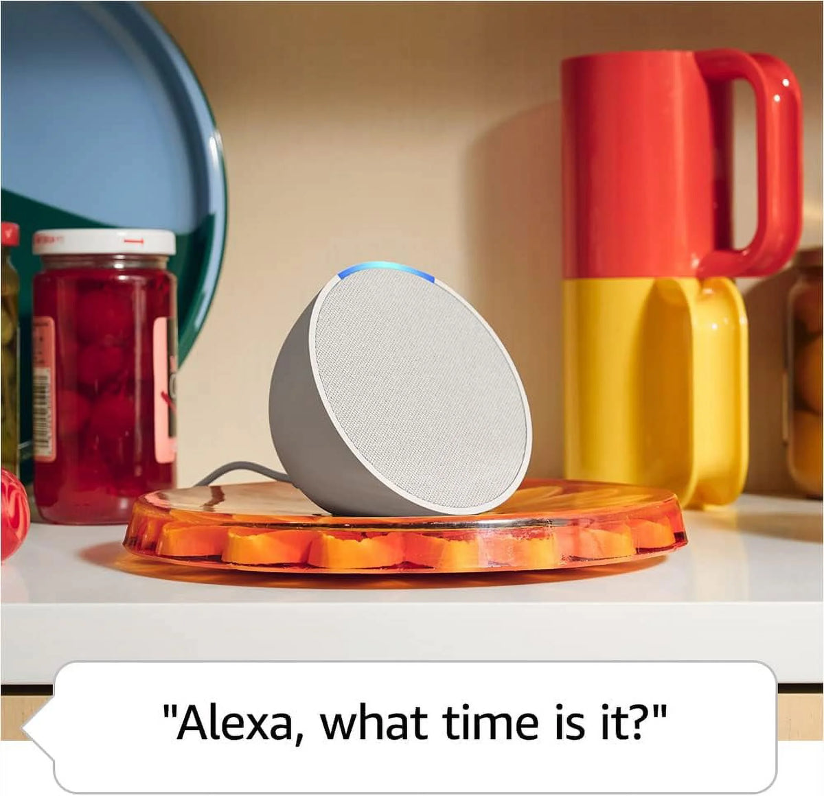 Compact Smart Speaker with Alexa Glacier White R245952