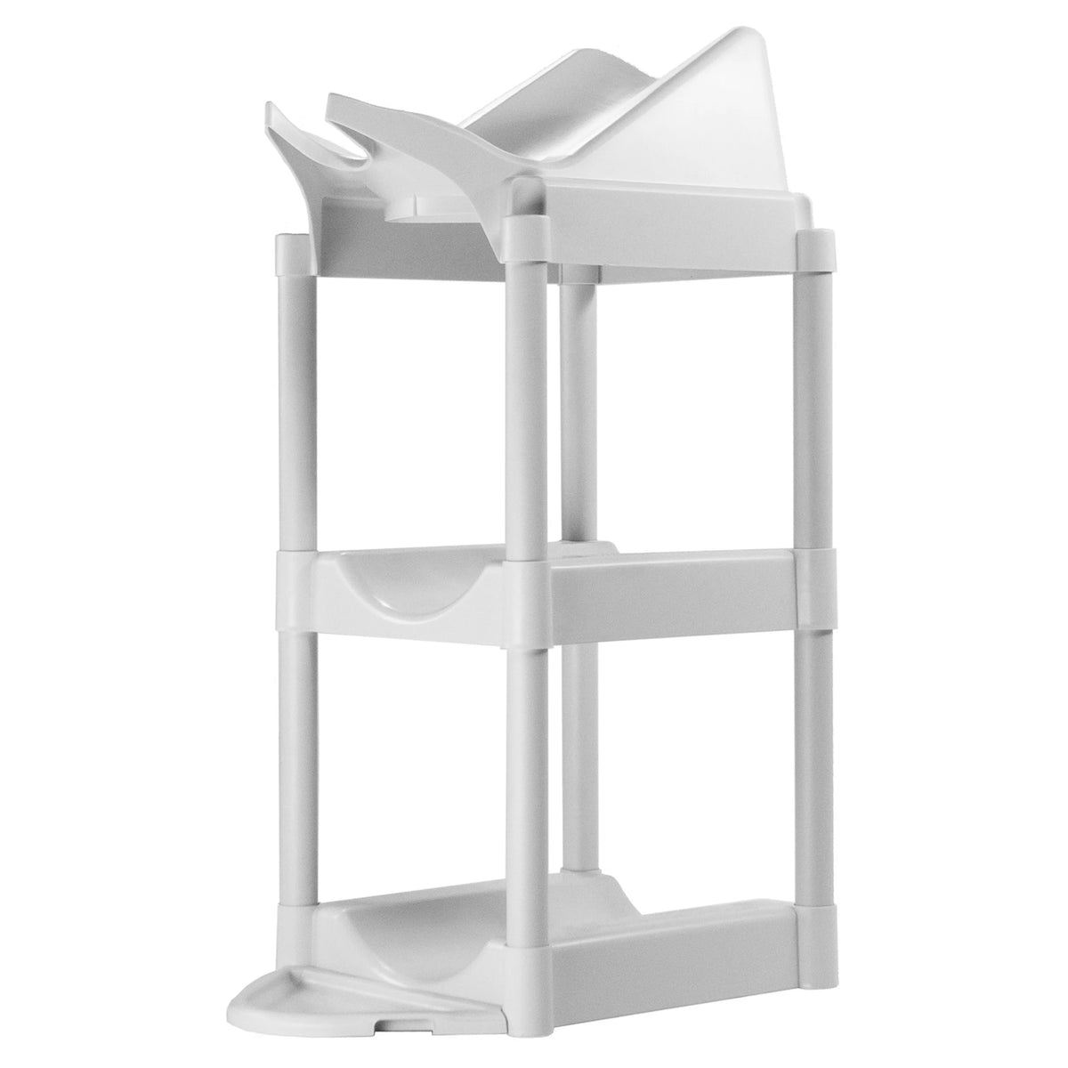 White Plastic Water Bottle Storage and Dispenser D277