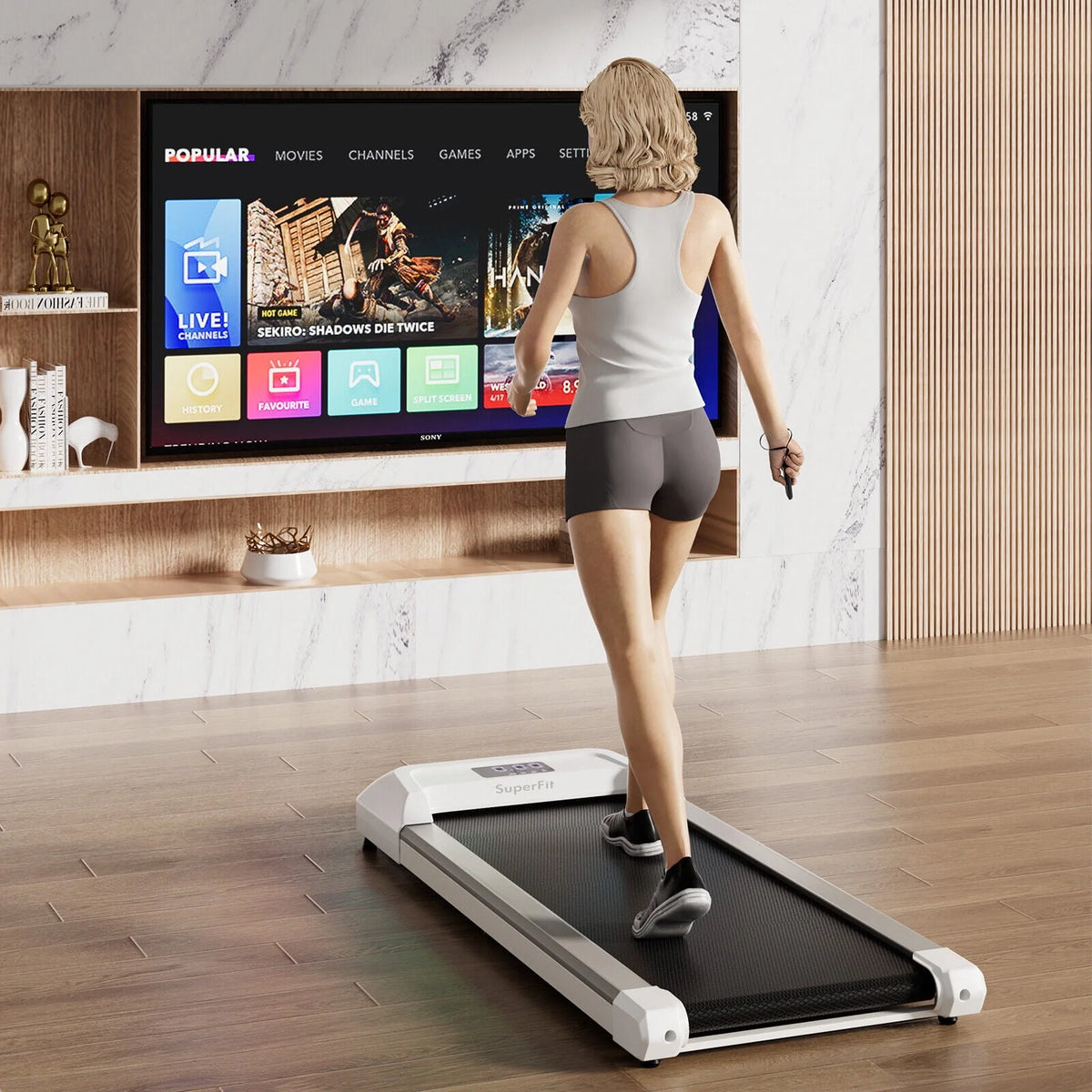 Walking Pad Treadmill with Remote Control R463