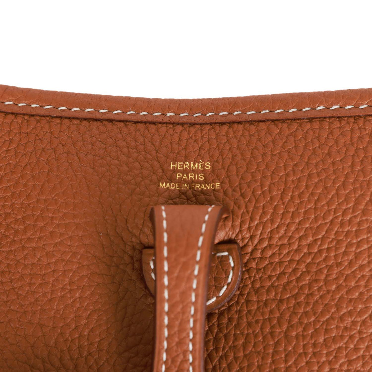 Gold Leather Crossbody Bag I150