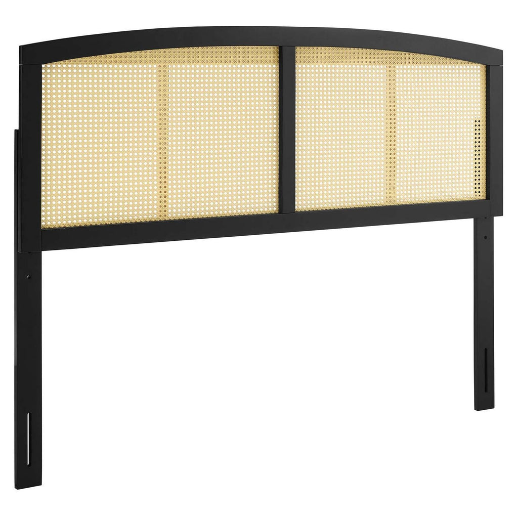 Black Cane King Headboard X2036